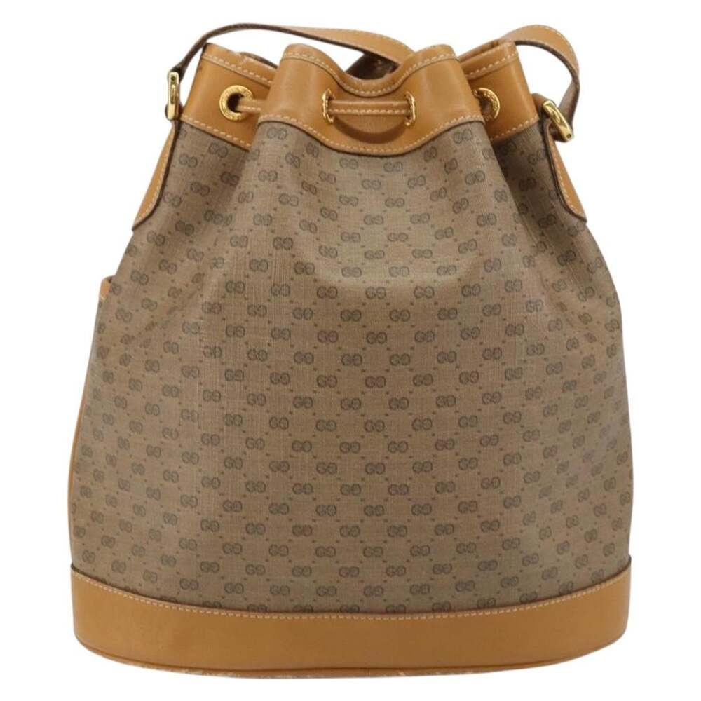 Gucci Micro GG Supreme Shoulder Bag Beige